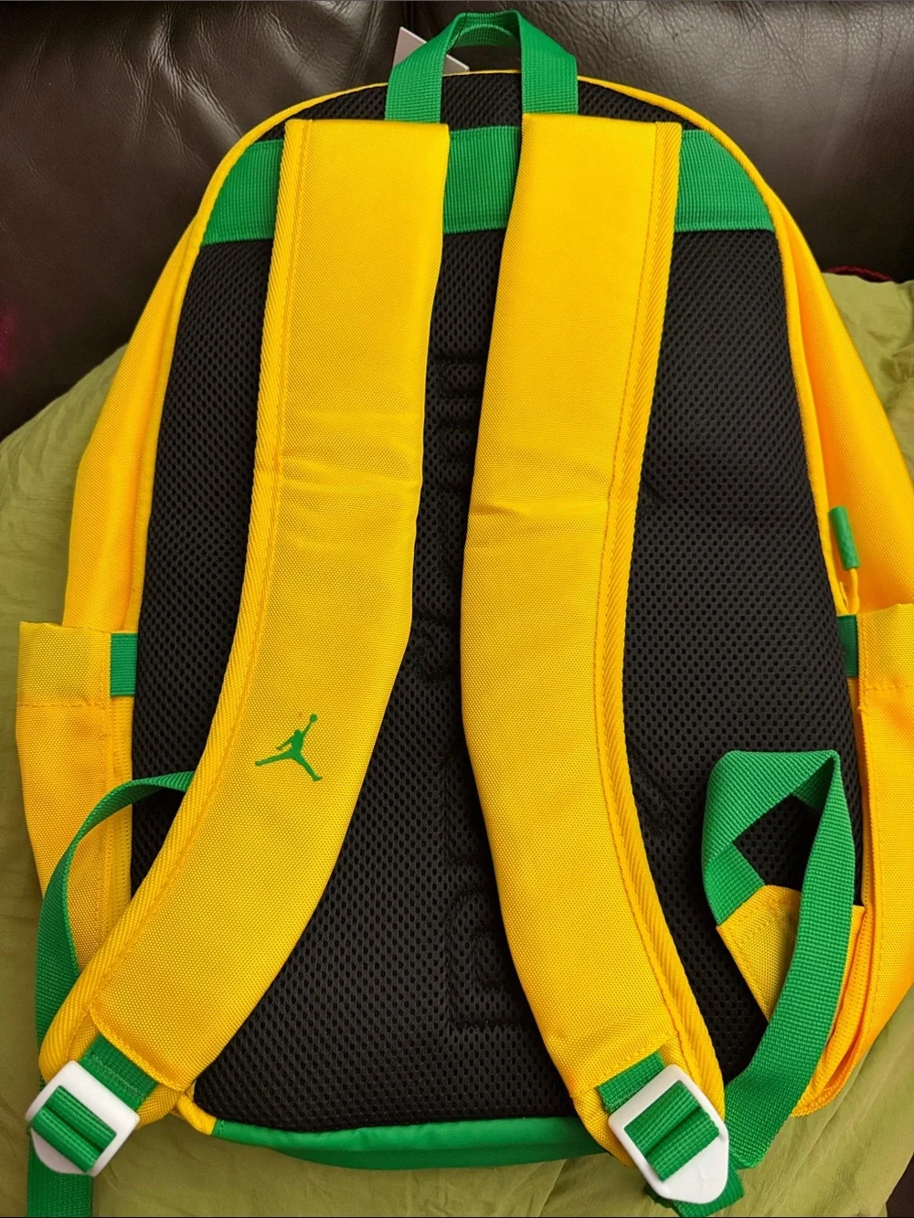 Jordan FIFA Brasil Yellow and Green Logo Backpack